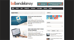 Desktop Screenshot of bendelanoy.com